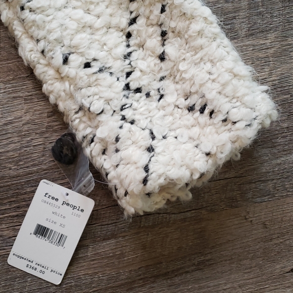 NWT! Free People High Collar Boucle Coat - Picture 8 of 14